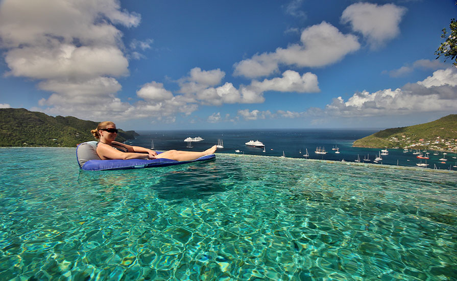 Infinity Pool & Caribbean Sea Gallery | Tropical Hideaway Bequia